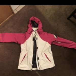 Columbia Ski Jacket - Pink and Cream